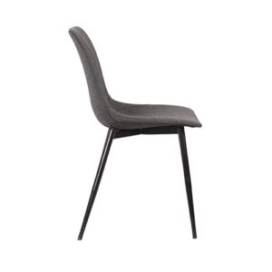 Armen Living Monte Dining Chair, Standard, Charcoal