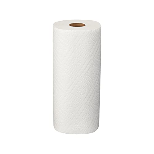 AmazonCommercial FSC Certified 2-Ply White Adapt-a-Size Kitchen Paper Towels, Individually Wrapped, 1680 Count, 12 Pack of 140, White