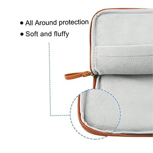 MOSISO Laptop Sleeve Bag Compatible with MacBook Air 13 M2 A2681 M1 A2337 A2179 A1932/Pro 13 inch M2 M1 A2338 A2251 A2289 A2159 A1989 A1706 A1708, PU Leather Padded Bag Waterproof Case, Brown