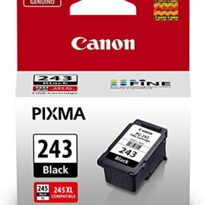 Canon PG-243 Black Ink Cartridge Compatible to iP2820 MX492, MG2420, MG2520, MG2920, MG2922, MG2924 MG3020, MG2525, TS3120, TS302, TS202 and TR4520 AND CL-244 Color Ink Cartridge