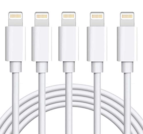 iPhone Charger Cable 5 Pack 6FT USB Fast Charging Syncing Cord Cables Compatible iPhone 14/13/12/11/XS/Max/XR/X/8/8Plus/7/7P/6S/iPad/IOS White sharllen