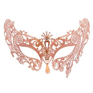 toyvian masquerade mask metal lace mask with diamond for dance party for girls women party supplies