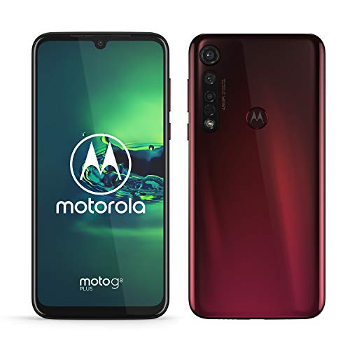 Motorola Moto G8 Plus Dual-SIM XT2019 64GB ROM + 4GB RAM (GSM Only, No CDMA) Factory Unlocked Android 4G/LTE Smartphone (Crystal Pink) - International Version