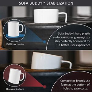 MOOKUNDY - Introducing Sofa Buddy - Convenient Couch Cup Holder, Couch Caddy, Sofa Cup Holder. The Perfect Couch Accessory