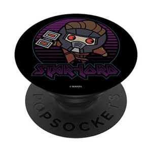 marvel star-lord guardians of galaxy kawaii popsockets popgrip: swappable grip for phones & tablets