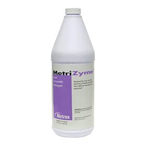 metrex met 10-4005 metrizyme dual enzymatic detergent, 1 quart