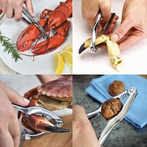 Crab Leg Crackers Seafood Tools Nut Cracker Forks Set Opener Shellfish Lobster Leg Shell Knife Kitchen Accessories