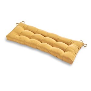 south pine porch wheat 44-inch outdoor swing/bench cushion