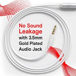 Symphonized Wired Earbuds with Microphone 3.5mm - Noise Isolating Headphones with Wire, Earphones Wired, Headphones with Microphone for Computer, Ear Phones Android Electronics Wired, Graduation Gift