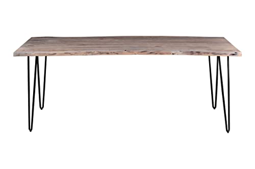 Jofran Nature's Live Edge Dining Table, 79', Slate