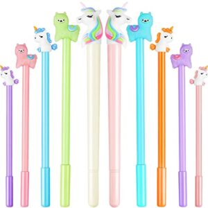 20 pieces cartoon animal pens, including alpaca pens unicorn pens and sheep camel gel pen for office school supplies