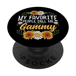 my favorite people call me gammy thanksgiving gifts popsockets grip and stand for phones and tablets