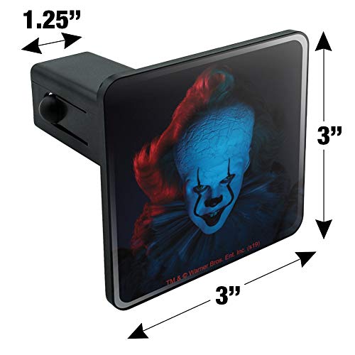 IT: Chapter 2 Blue Pennywise Tow Trailer Hitch Cover Plug Insert