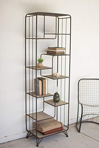 Kalalou CHW1006 Multi Level Wood and Shelving Unit, See Image