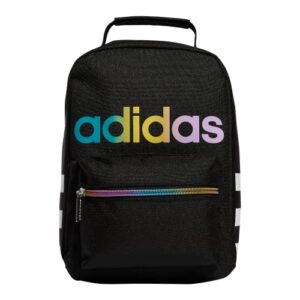 adidas santiago lunch bag, black rainbow, one size