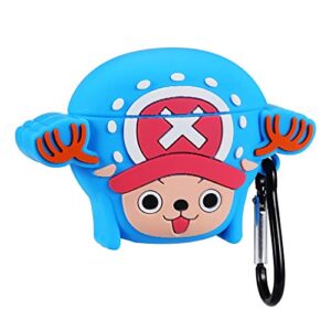 coralogo compatible with airpods 1/2 cute case,3d cartoon animal character silicone airpod designer skin kawaii funny fun cool chic keychain design cover air pods cases for teens girls boys (choba)