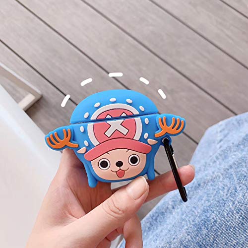 Coralogo Compatible with Airpods 1/2 Cute Case,3D Cartoon Animal Character Silicone Airpod Designer Skin Kawaii Funny Fun Cool Chic Keychain Design Cover Air pods Cases for Teens Girls Boys (Choba)