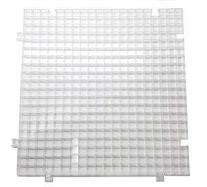 creator's waffle grid 1-pack - as seen on hgtv/diy cool tools network - 100% usa - solid bottom modular surface - glass cutting, small parts, liquid containment, grow room, etc. - home, office, shop