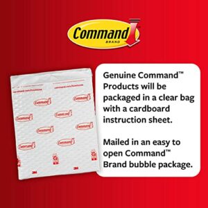 Command Adjustables Repositionable 1/2 lb Clips, 16 Hooks, 36 Strips/Pack