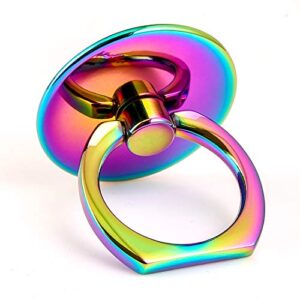 blacell colorful cell phone ring holder 360 degree rotation phone ring holder stand finger ring kick-stand compatible various mobile phones or phone cases