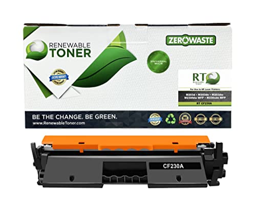 Renewable Toner Compatible Universal MICR Toner Cartridge Replacement for HP 30A CF230A Laser Printers M203 M227