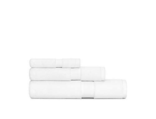 Calvin Klein Home Tracy Towel, Hand, White