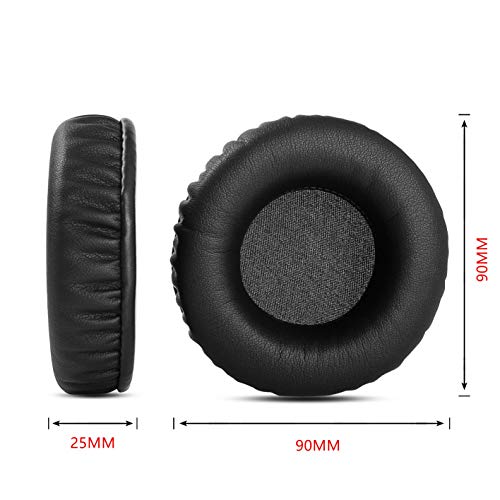 Black Ear Pads Foam Soft Replacement Ear Cushions Covers Pillow Earmuffs Compatible with Insignia NS-WHP314 Headset Headphone