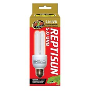 reptisun 5.0 uvb mini compact fluorescent (pack of 2)