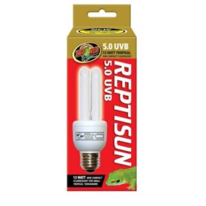 Reptisun 5.0 Uvb Mini Compact Fluorescent (Pack of 2)