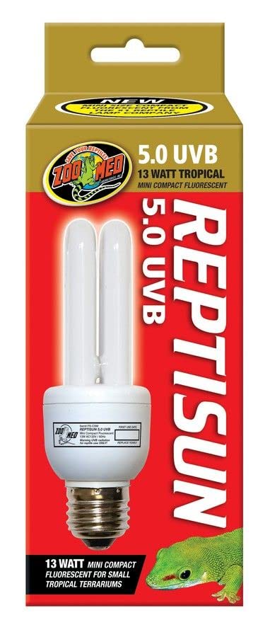 Reptisun 5.0 Uvb Mini Compact Fluorescent (Pack of 2)