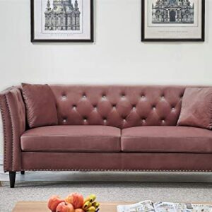 Container Furniture Direct Arielle Sofas, Rose