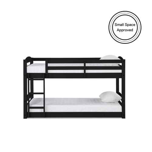 DHP Phoenix Twin Bunk Bed, Black