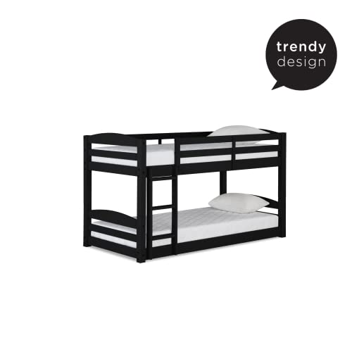 DHP Phoenix Twin Bunk Bed, Black