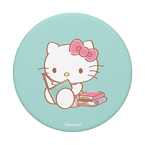 Hello Kitty Reading Books PopSockets PopGrip: Swappable Grip for Phones & Tablets