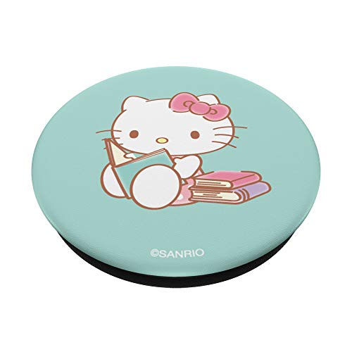 Hello Kitty Reading Books PopSockets PopGrip: Swappable Grip for Phones & Tablets