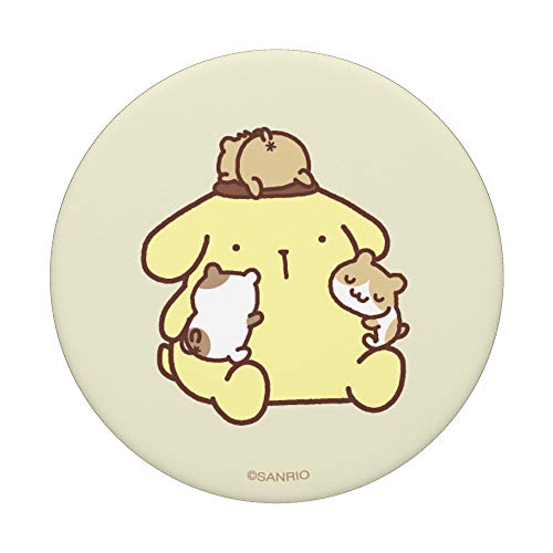 Pompompurin Hugging Hamsters PopSockets PopGrip: Swappable Grip for Phones & Tablets