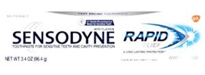 sensodyne rapid relief whitening toothpaste 3.4 oz