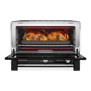 KitchenAid KCO211BM Digital Countertop Toaster Oven, Black Matte