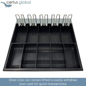 Certus Global Cash Drawer Insert Tray 5 Bills/5 Coins -367mm x 326mm x 60mm