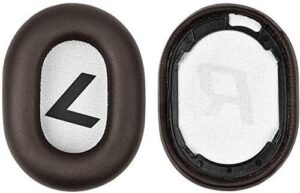 memory foam ear pads ear cushions covers replacement compatible with plantronics backbeat pro 2 noise cancelling headset earpads covers headphones (brown)