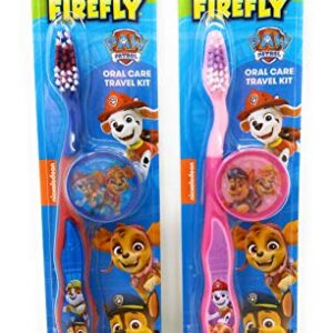 PAW Patrol Toothbrush for Kids 3+ yrs. Soft Suction Cup Pack of 2