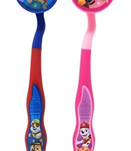 PAW Patrol Toothbrush for Kids 3+ yrs. Soft Suction Cup Pack of 2