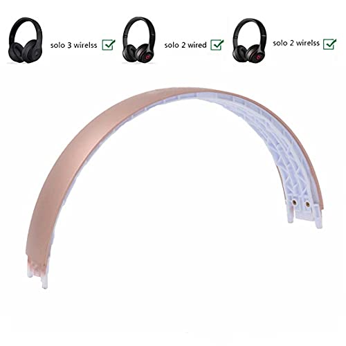 Lektuen Solo3 Headband Replacement Solo 3 Wireless Headband Replacement Repair Fix Parts Compatible with Solo3 Solo2 Wired/Wireless On-Ear Headphones (Rose Gold)