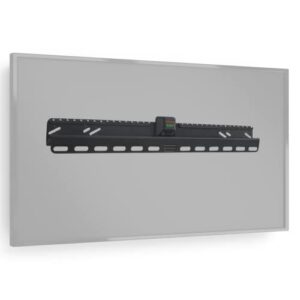 echogear no drill tv drywall mount - slim no stud design holds tvs up to 100lbs with nails - easy install with no drilling required