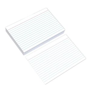 home advantage ruled white index cards, file note cards (4-x-6-inch)