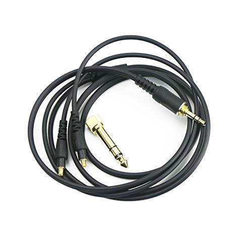 NewFantasia Replacement Audio Upgrade Cable Compatible with Audio-Technica ATH-MSR7b, ATH-SR9, ATH-ESW990H, ATH-ES770H, ATH-ADX5000, ATH-AP2000Ti Headphones 1.5meters/4.9feet