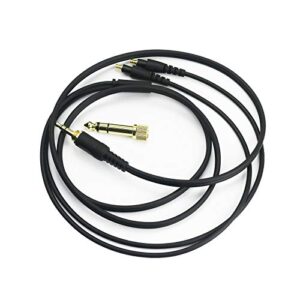 NewFantasia Replacement Audio Upgrade Cable Compatible with Audio-Technica ATH-MSR7b, ATH-SR9, ATH-ESW990H, ATH-ES770H, ATH-ADX5000, ATH-AP2000Ti On-Ear and Over-Ear Headphones 2meters/6.6feet