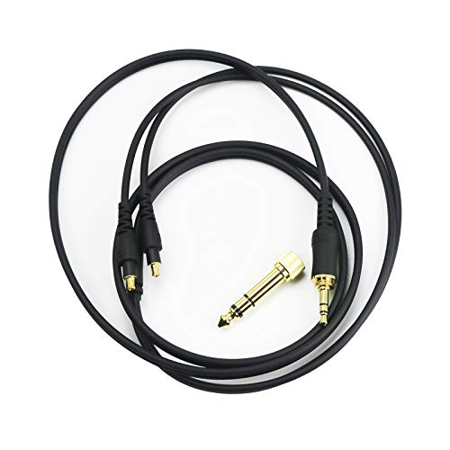 NewFantasia Replacement Audio Upgrade Cable Compatible with Audio-Technica ATH-MSR7b, ATH-SR9, ATH-ESW990H, ATH-ES770H, ATH-ADX5000, ATH-AP2000Ti On-Ear and Over-Ear Headphones 2meters/6.6feet