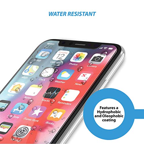 [4 Pack] Screen Protector for iPhone X, XS, 11 Pro, Beam Electronics Tempered Glass - 99% Touch Accurate with Easy Installation Tray and Accessories