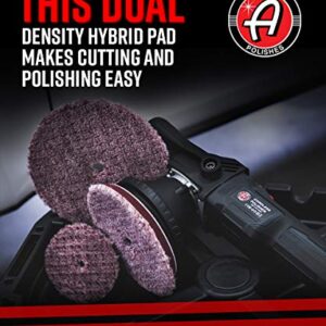 Adam's Premium Polisher Pads - Blended Wool & Microfiber Cuts & Finishes in One Step - Color Coded to Match with Recommended Polishes or Compounds (5.5", One Step Polishing Pad)